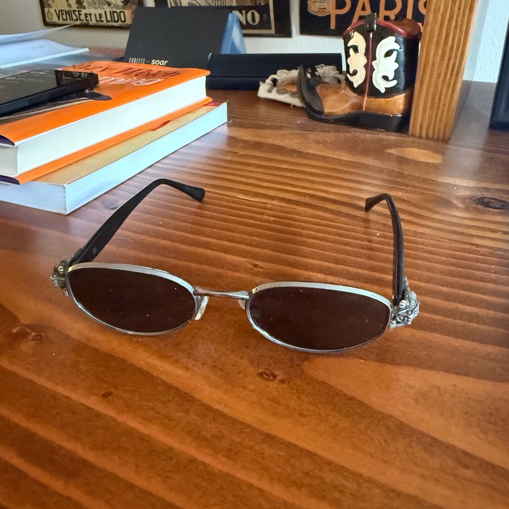 Kieselstein cord sunglasses sterling silver lizard